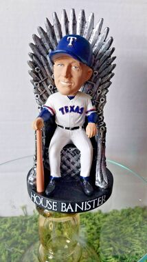 2017 NEW/BOX Texas Rangers House Banister Game Of Thrones Bobble Head